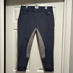 Hadley by Smartpak Full Seat Navy Riding Breeches Size 36R.